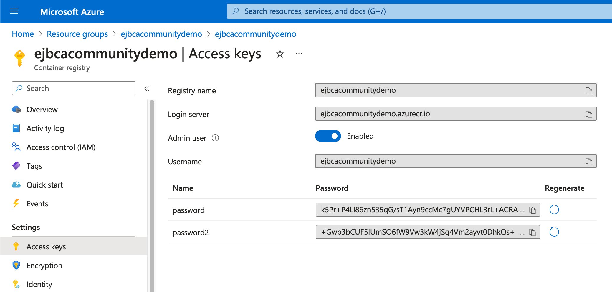 images/download/attachments/181291770/Azure_Access_keys.png
